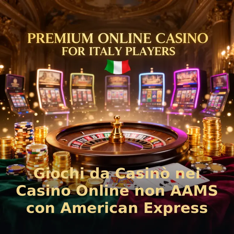 Giochi da Casinò nei Casino Online non AAMS con American Express